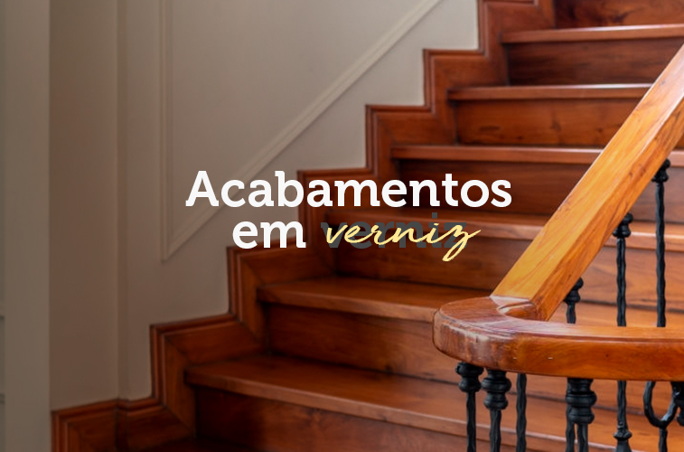 Acabamentos em verniz